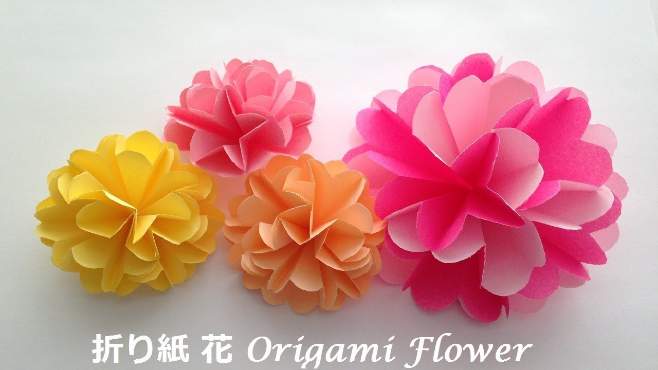 簡単 高齢者折り紙レクリエーションで簡単に花を作る 工作 花飾り 介護士しげゆきブログ