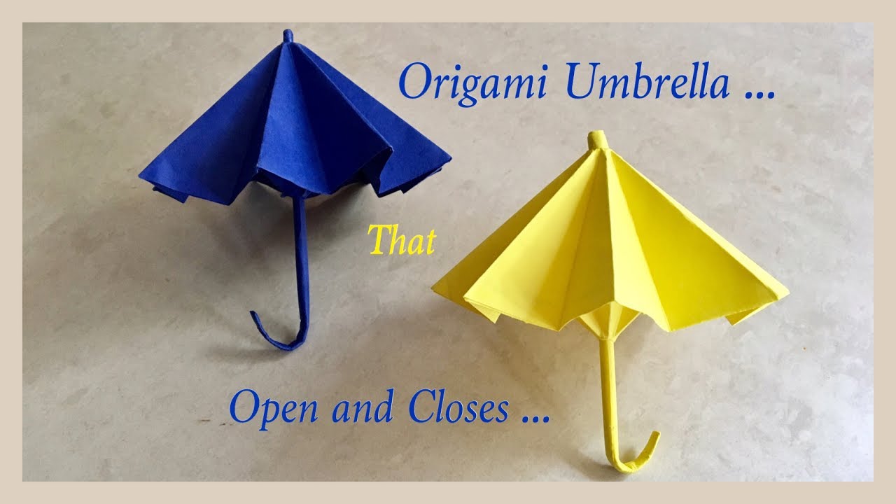 折り紙で 傘 立体 の作り方 高齢者レクリエーションで作ろう 薄給介護士しげゆき のレク動画まとめサイト