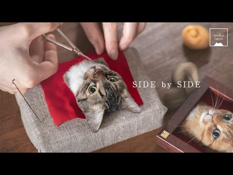 本物そっくり 小さな額縁に込められた思い 羊毛フェルトでリアルな猫作り方 介護士しげゆきブログ