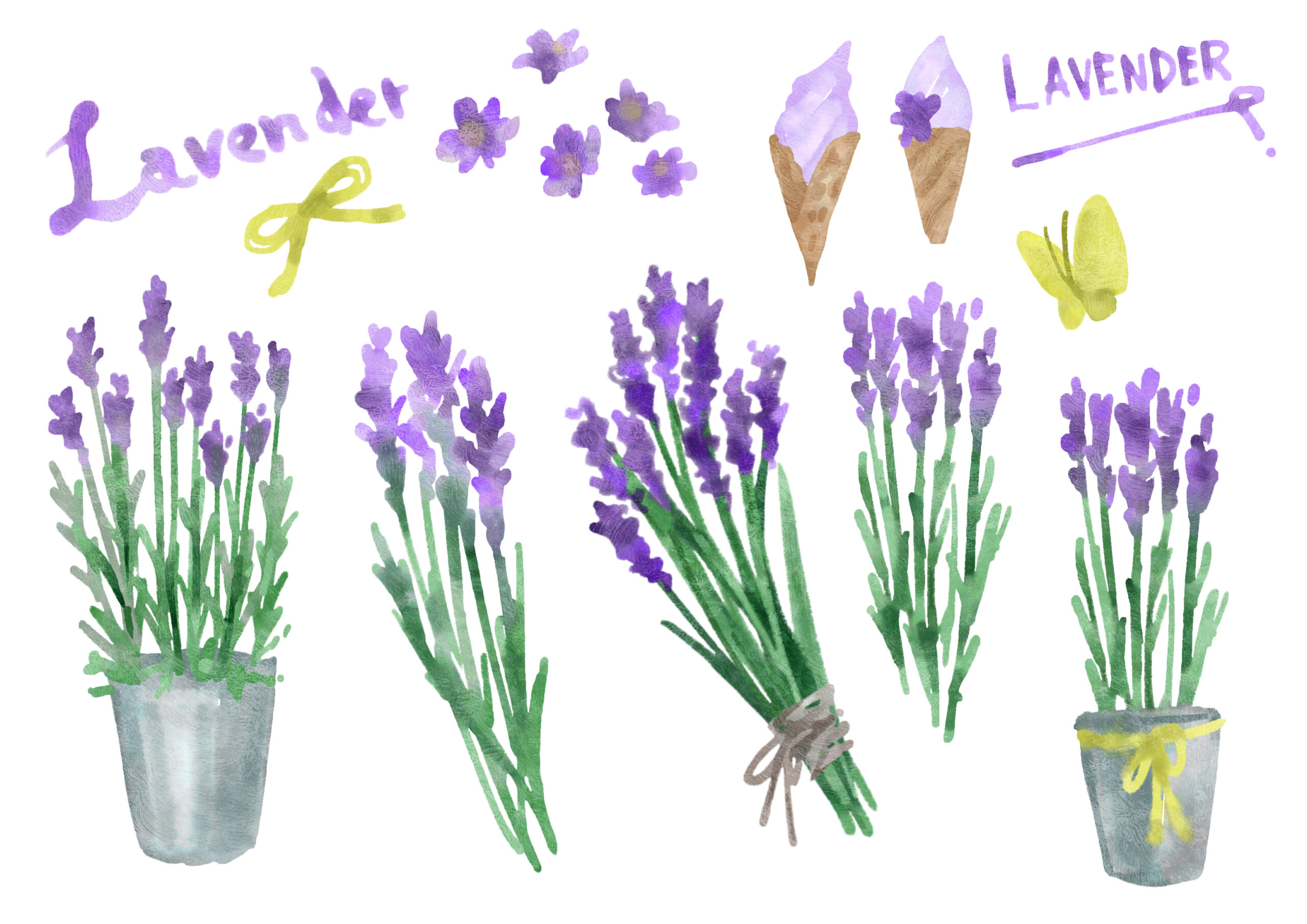7月10日誕生花を工作 ラベンダー 花言葉 描き方 折り紙 A Simple Way To Make A Paper Craft Lavender 介護士しげゆきブログ