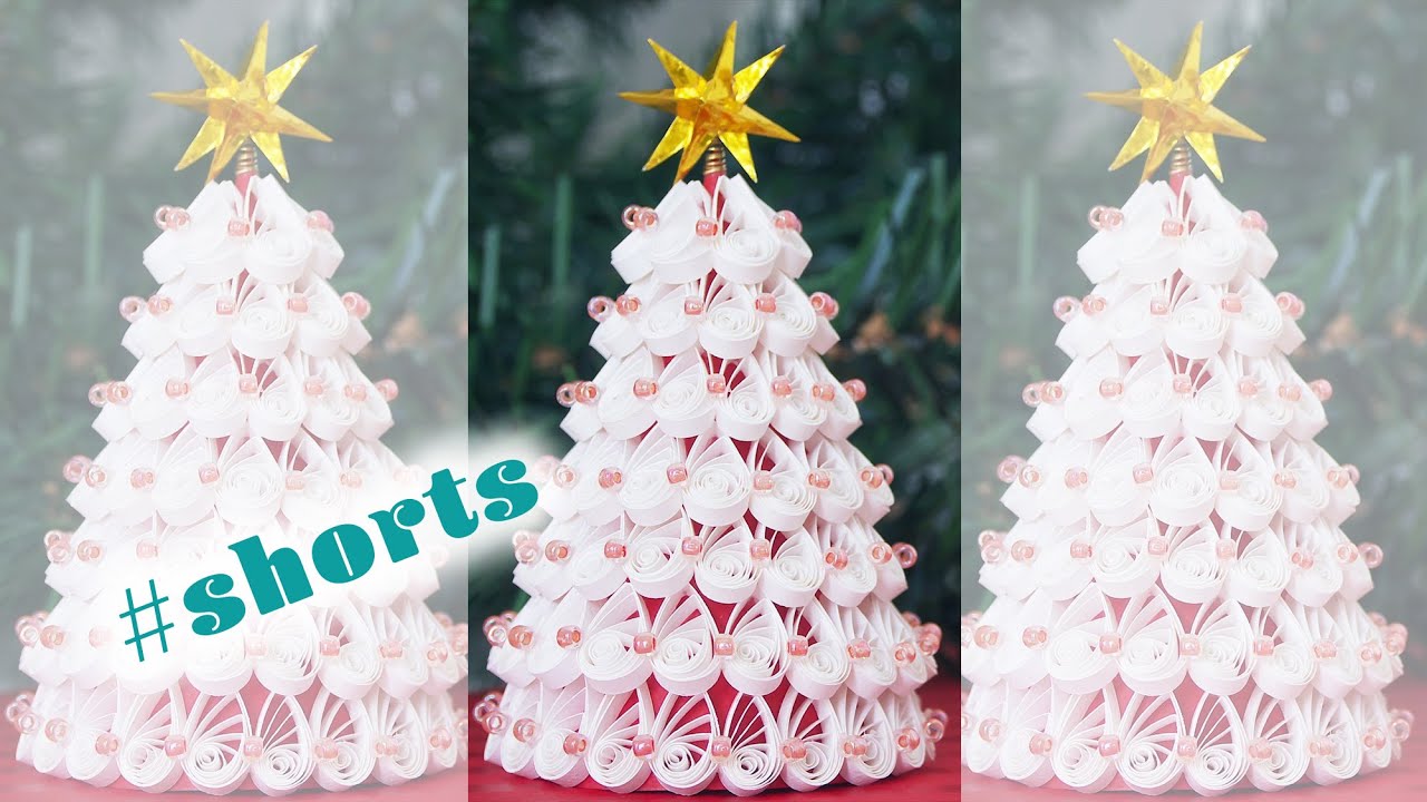 12月工作・創作】かんたん 紙で作るクリスマスツリーのオシャレな