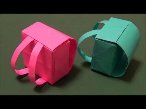 立体折り紙で手作りのランドセル！魅力あふれるかわいさに子どもも大人